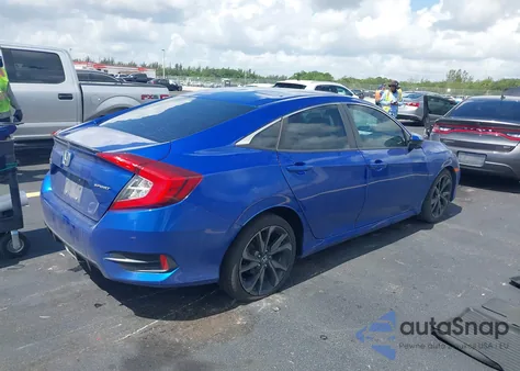 2020 Honda Civic Sport from USA, damaged, VIN 2HGFC2F87LH576597